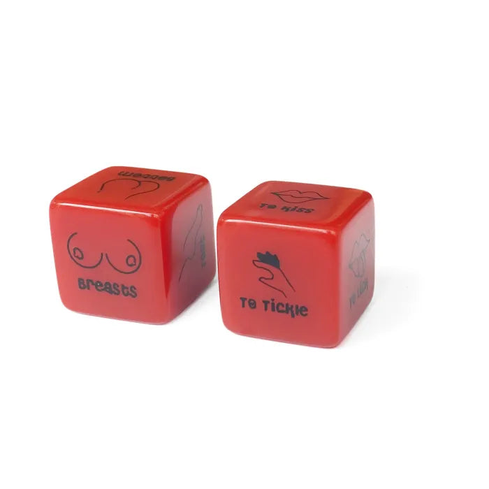 2 Pcs Set Red Sex Love Dice Toys