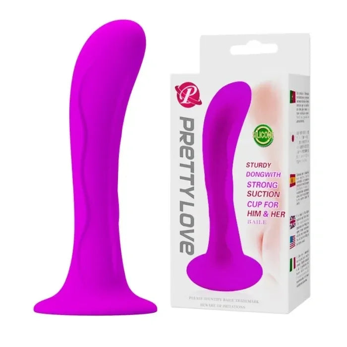 Fuchsia Ecstasy - Suction Base Waterproof Anal Plug Dildo