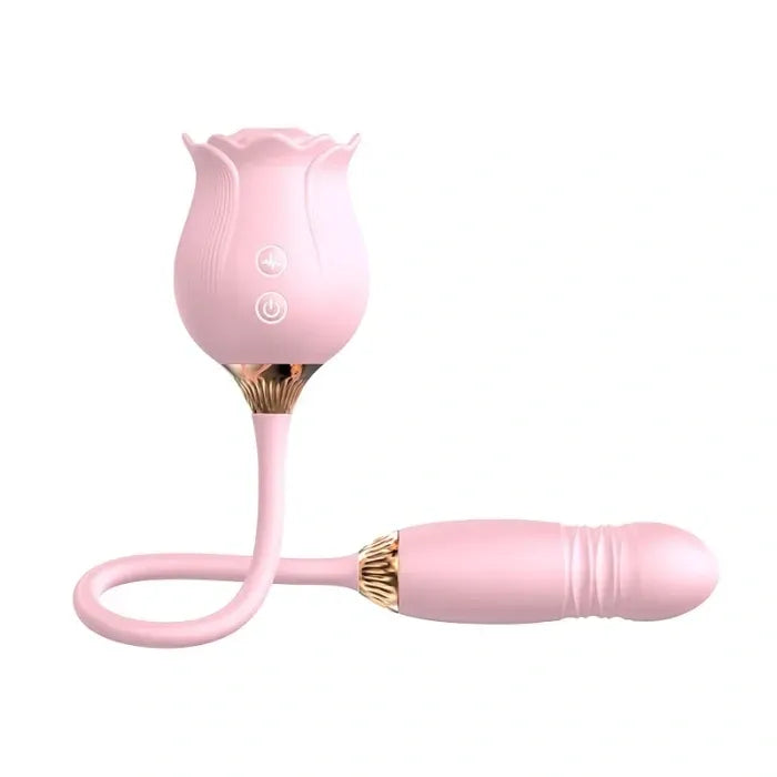 Lori - 12 Frequency Rose Sucking Jumping Egg
