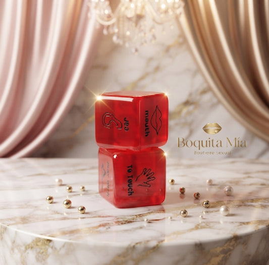 2 Pcs Set Red Sex Love Dice Toys