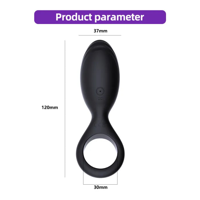 Soaiy - 10 Speed USB Rechargeable Vibrating Cock Ring