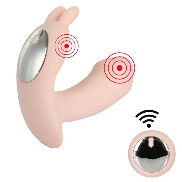 G-Spot Wearable Dildo Vibrator 12 Speed Wireless Remote